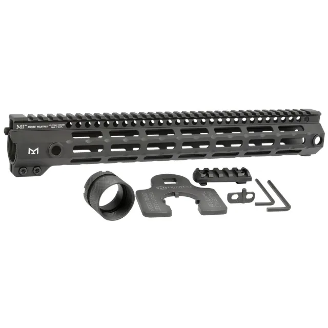 Midwest Industries MIG4M14 Tactical G4M Handguard 14" M-LOK Black Aluminum - View 2