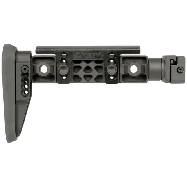 Midwest Industries MI-ALPHA-FBS Fixed Beam Stock, 1913 Rail, Matte Black - View 2