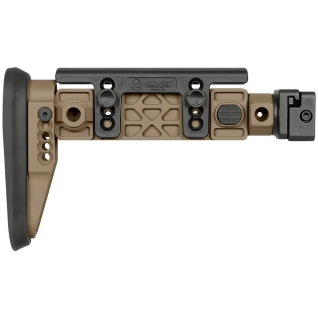 Midwest Industries MI-AK-ALPHA-FS-FDE AK-47 Folding Stock FDE - View 2