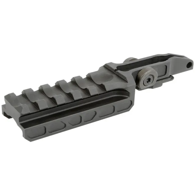 Midwest Industries Alpha Mini Dot Mount Picatinny Aluminum Black - View 2