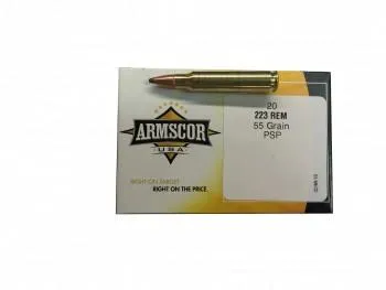 Rock Island Armory Armscor .223 Rem 55gr PSP BT 20rd Box Ammo - View 2