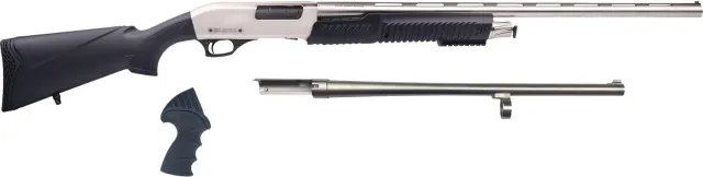 Rock Island MR25P101MC 12 Gauge 18.5 in Pump Action Chrome 5 Rounds - View 2