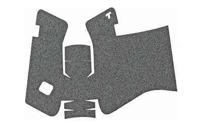 Talon 380G Adhesive Grip for Glock Gen5 Black Textured Granulate - View 2