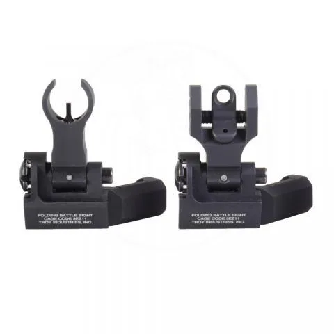 Troy SSIG45SHRBT00 45 deg BattleSight Set HK Front & Rear Black Anodized - View 2
