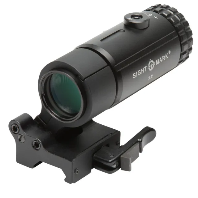 Sightmark T-3 3x Magnifier Red Dot Co-Witness Mount Picatinny 23 MM - View 2
