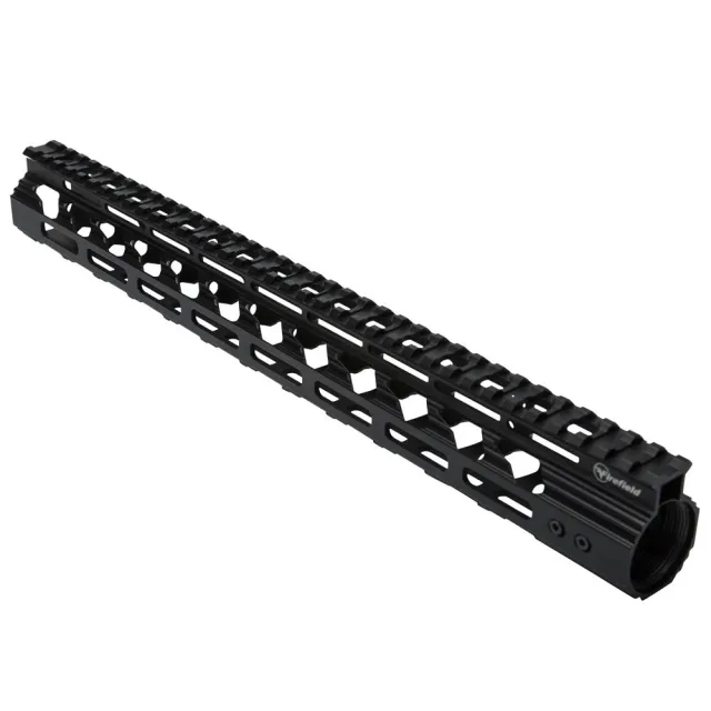 Firefield FF34067 Verge 15" M-LOK Handguard Aluminum Black Anodized - View 2