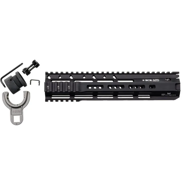 BCM RAIDERM10556BL RAIDER-M13 10" M-LOK Rail Black Anodized Aluminum - View 2