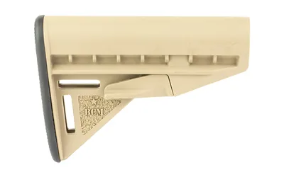 Bravo Company Mod 3 Stock Flat Dark Earth Mil-Spec with 0.5in/0.8in Risers - View 3