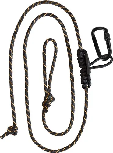 GSM Outdoors MUDMSA070 Lineman Safety Rope Black Nylon 300 lb - View 2