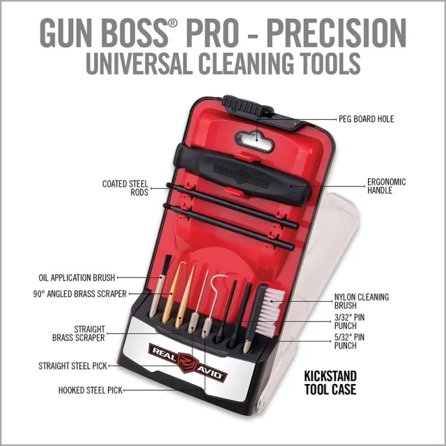 Real Avid Gun Boss Pro Cleaning Kit 11 In Impact-Resistant - View 2