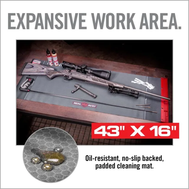 Real Avid AVULGSM Long Gun Smart Mat 43"x16" Oil-Resistant Design - View 2