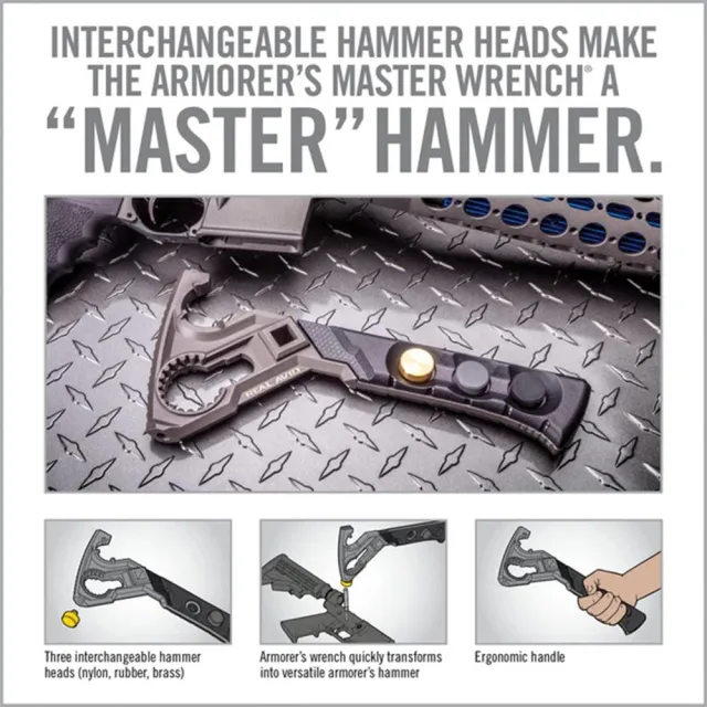 Real Avid AVAR15AMW Armorer's Master Wrench Stainless Steel Multi-Tool - View 2