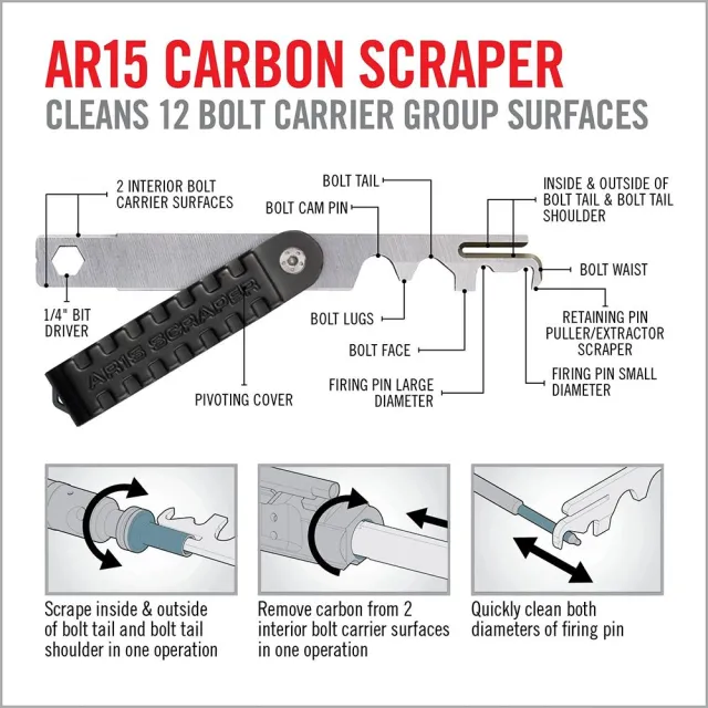 Real Avid AVMCSAR AR-15 Master Cleaning Station .223/5.56 Rifle Kit - View 2
