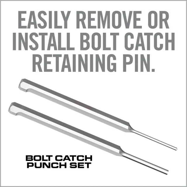 Real Avid AVBCPS Bolt Catch Punch Set Silver 223 Rem/5.56mm AR-Platform - View 2