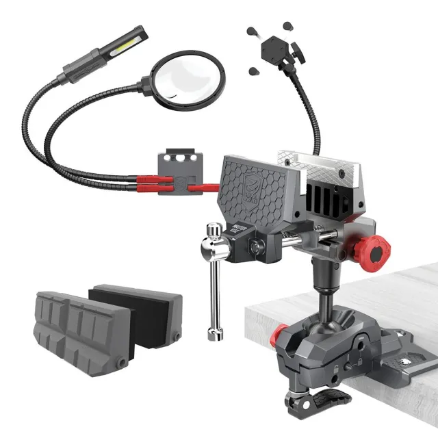 Real Avid AVARAMV Armorer's Master Vise Gray/Red with Torq-Lok - View 2