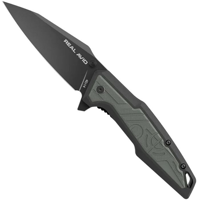 Real Avid RAV-1 4Cr14 Pocket Clip Point 3.25In Black Oxide - View 2