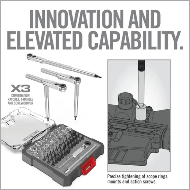 Real Avid X3 Driver 52-Piece Socket & Gunsmithing BIT SET AVX3SGBS52 - View 2
