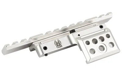 GG&G GGG-1519BD Silver Scope Mount, MIL-STD-1913, Rug Mini-14, 5.25" Rail - View 2