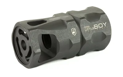 Phase 5 Weapon Systems LITTLEBOY .223/5.56 1/2x28 Parkerized Hex Brake - View 2