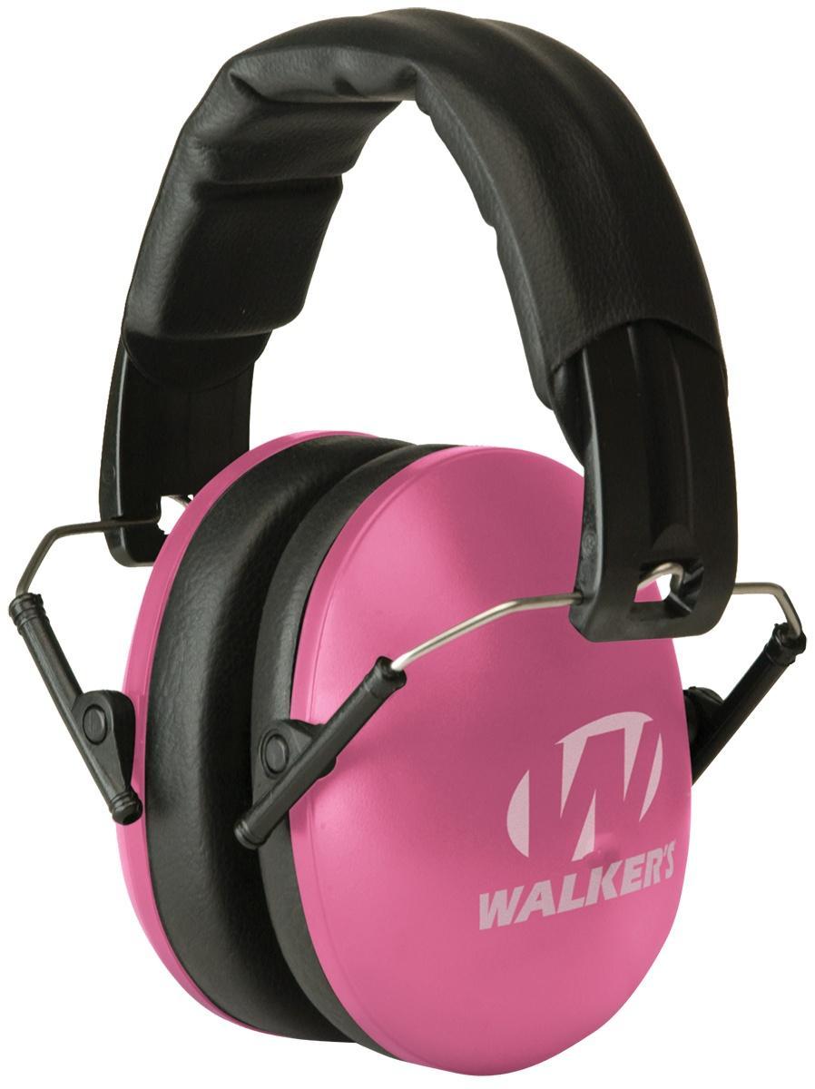 Walker's Game Ear Youth & Women Folding Muff Pink 23 dB - View 2