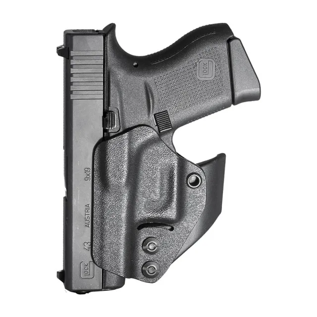Mission First Tactical H2GL43AIWBM IWB Holster for Glock 42/43 Black - View 2