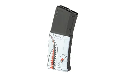 Mission First Tactical EXDPM556D-C-AR10W 30-Rd Magazine 223/556 Shark Graphic - View 3