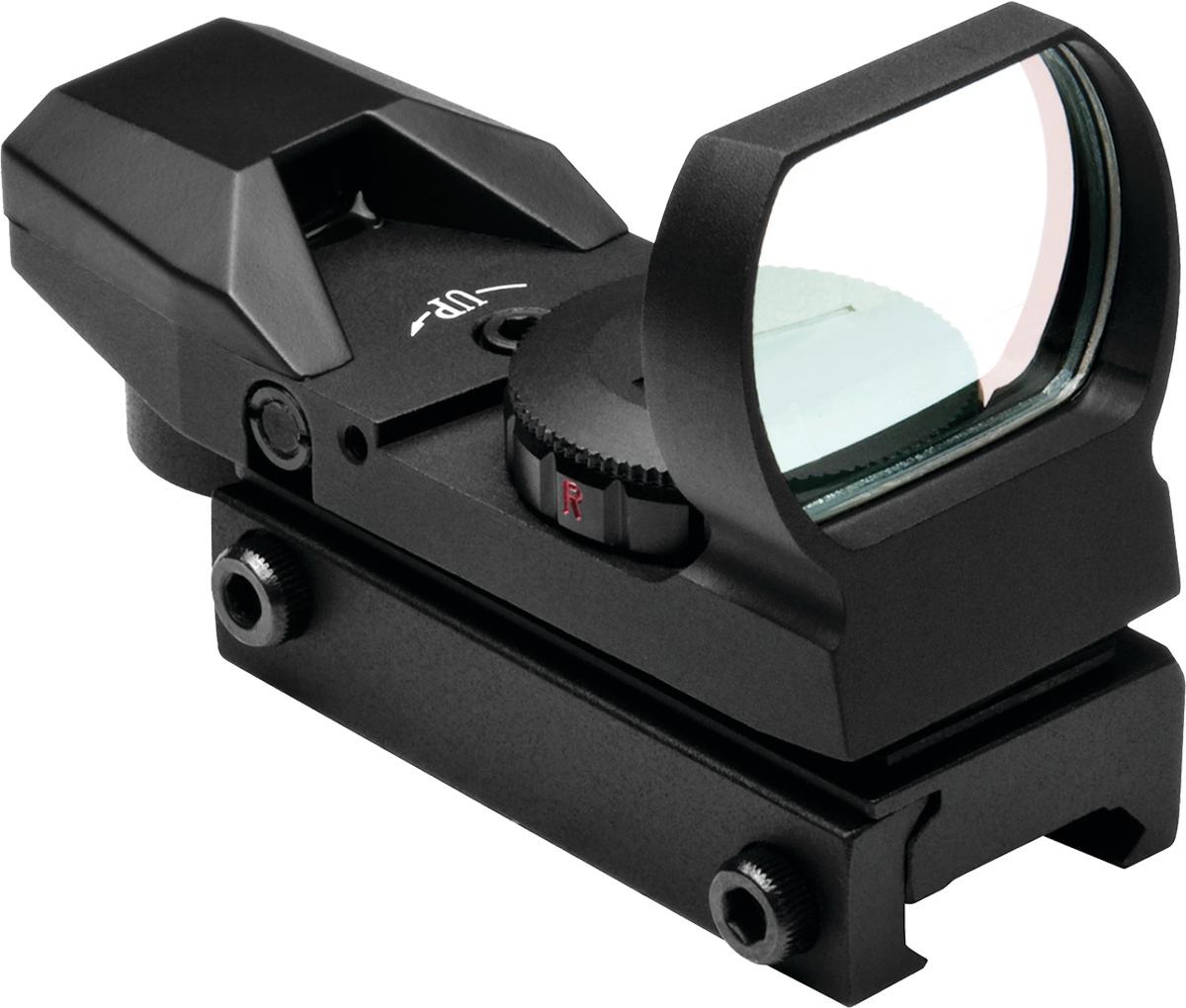 NcStar D4RGB Red/Green 4-Reticle Reflex Sight Black Anodized 3 MOA - View 2