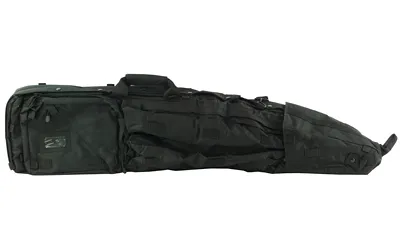 NcStar Drag Bag 45" Rifle Case Nylon Black Includes Backpack Shoulder Strap - View 2