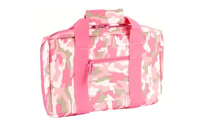 NcStar Discreet Pistol Case Nylon Pink Two Padded Handgun Compartments Six - View 2