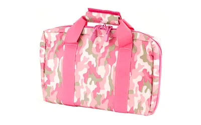 NcStar Discreet Pistol Case Nylon Pink Two Padded Handgun Compartments Six - View 3