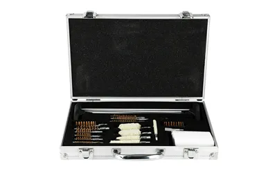 NcStar TUGCKA Universal Gun Cleaning Kit, 10 Brushes, Aluminum Case - View 3