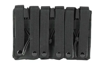 NcStar Triple AR Magazine Pouch Nylon Black MOLLE Straps for Attachment - View 3
