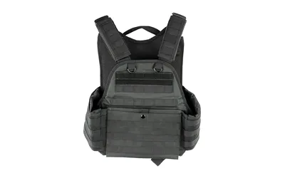 NcStar CVPCV2924B Plate Carrier Vest, Nylon, Black, M-2XL, PALS/MOLLE - View 3
