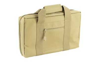 NcStar Discreet Pistol Case Nylon Tan Two Padded Handgun Compartments Six E - View 2
