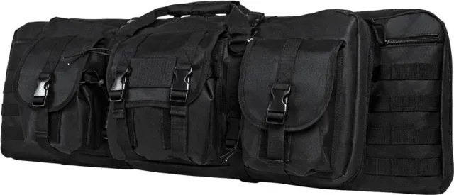 NcStar CVDC2946B-36 VISM Double Carbine Case Black 36" PVC Nylon - View 2