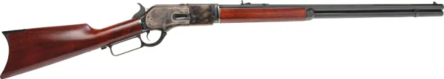 Cimarron 1876 Centennial Rifle .45-60 Win 28 In Blued Walnut 10+1 - View 2