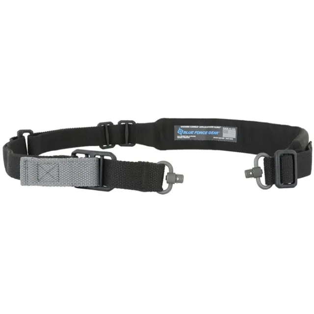 Blue Force Gear VCAS-PB-200-AA-BK Padded 2-Point Sling, 54" Black - View 2