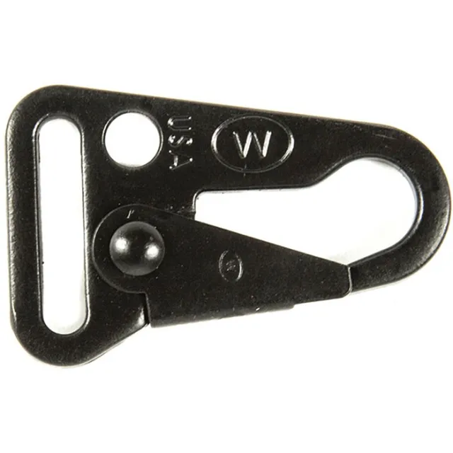 Blue Force Gear HK100 Sling Snap Hook Black Steel 1" Sling Loop - View 2