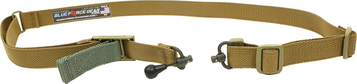 Blue Force Gear VCAS2TO1RED125AACB Vickers 221 Sling Coyote Tan 1.25" - View 2