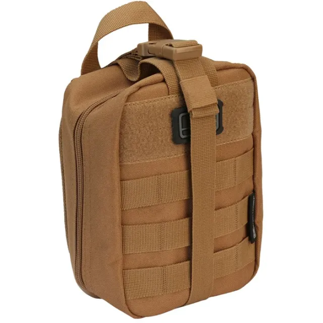 Evolution Outdoor First Aid Pouch MOLLE Polyester Coyote - View 2