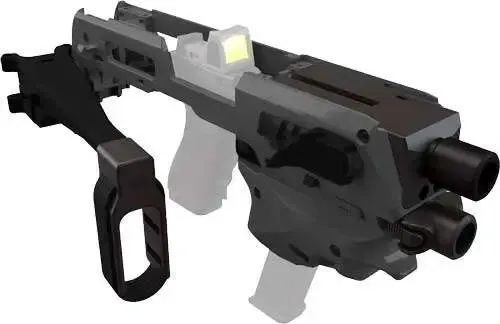 Command Arms MCKGEN3TU Micro Conversion Kit 9mm/.40 Brace Gray - View 2