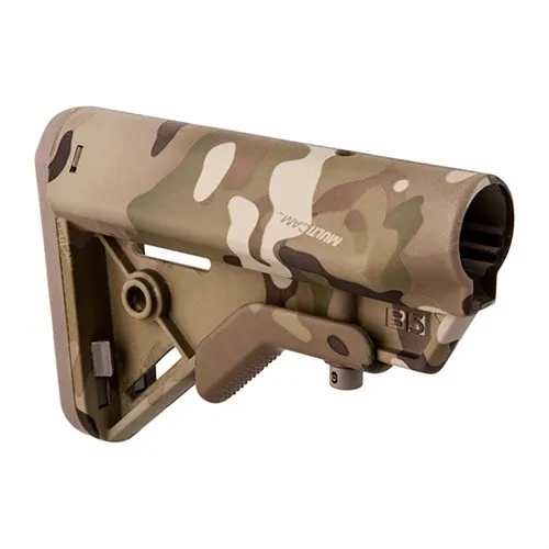B5 Systems BRV-1088 Bravo Stock Multicam Mil-Spec AR-15 Accessory - View 2