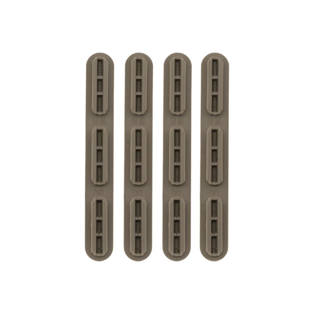 B5 Systems Rail Cover M-LOK FDE 3 Section 4-Pack - View 2