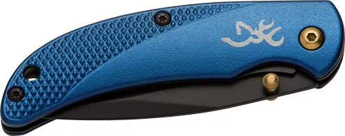 Browning Prism 3 Folding Knife Blue 1.0 Liner Lock 7Cr17MoV Stainless Steel Drop Point Blade - View 2