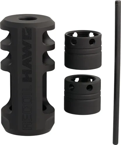 Browning 1293082 Recoil Hawg Muzzle Brake, Matte Black, 2 Collars, Tool Included - View 2