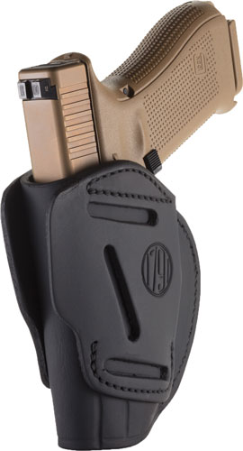 1791 Gunleather 3WH-5-SBL-A 3-Way Holster Stealth Black Size 5 Ambidextrous - View 2