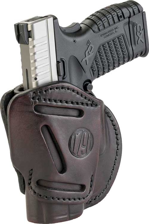 1791 Gunleather 3WH4SBRA 3-Way IWB/OWB Size 04 Signature Brown Leather... - View 2