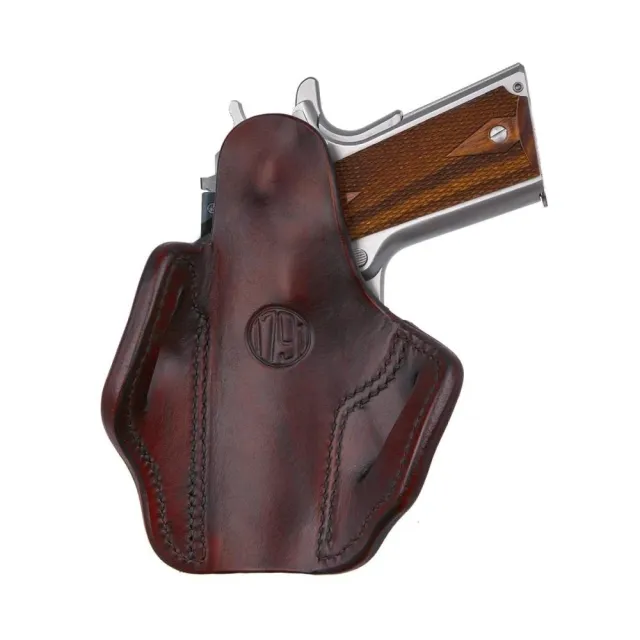 1791 Gunleather ORBH1SVTGR Holster 1911 Commander 4.25 in Vintage Leather - View 2