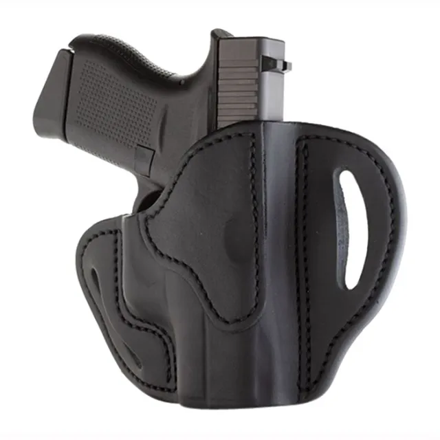 1791 Gunleather BHC-SBL-R Compact Belt Holster Stealth Black RH OWB - View 2