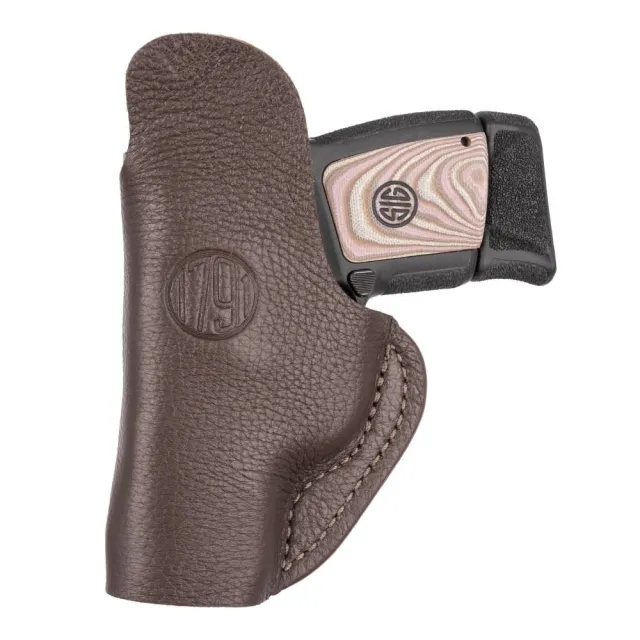 1791 Gunleather Fair Chase Deer Skin IWB Holster Brown - View 2